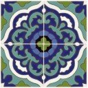 Ceramic High Relief Tile Gardena Blue